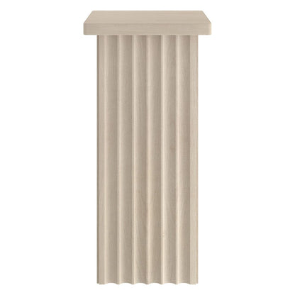 Hudson & Canal - Bourne 10.75" Wide Square Side Table in Alder White - ST2453 view 2