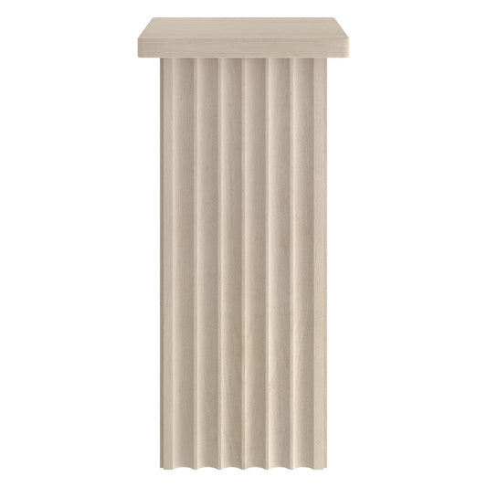 Hudson & Canal - Bourne 10.75" Wide Square Side Table in Alder White - ST2453 view 2