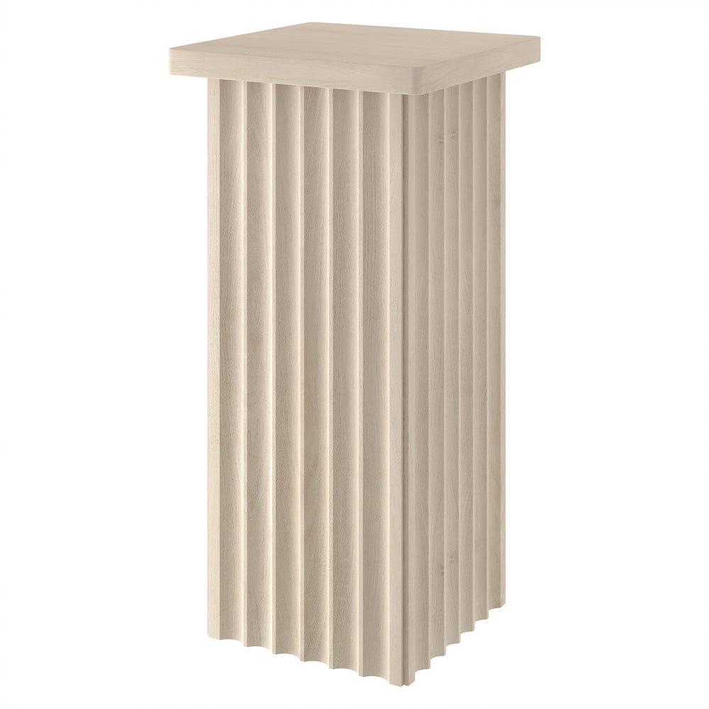 Hudson & Canal - Bourne 10.75" Wide Square Side Table in Alder White - ST2453 view 3