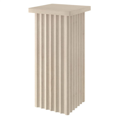 Hudson & Canal - Bourne 10.75" Wide Square Side Table in Alder White - ST2453 view 3