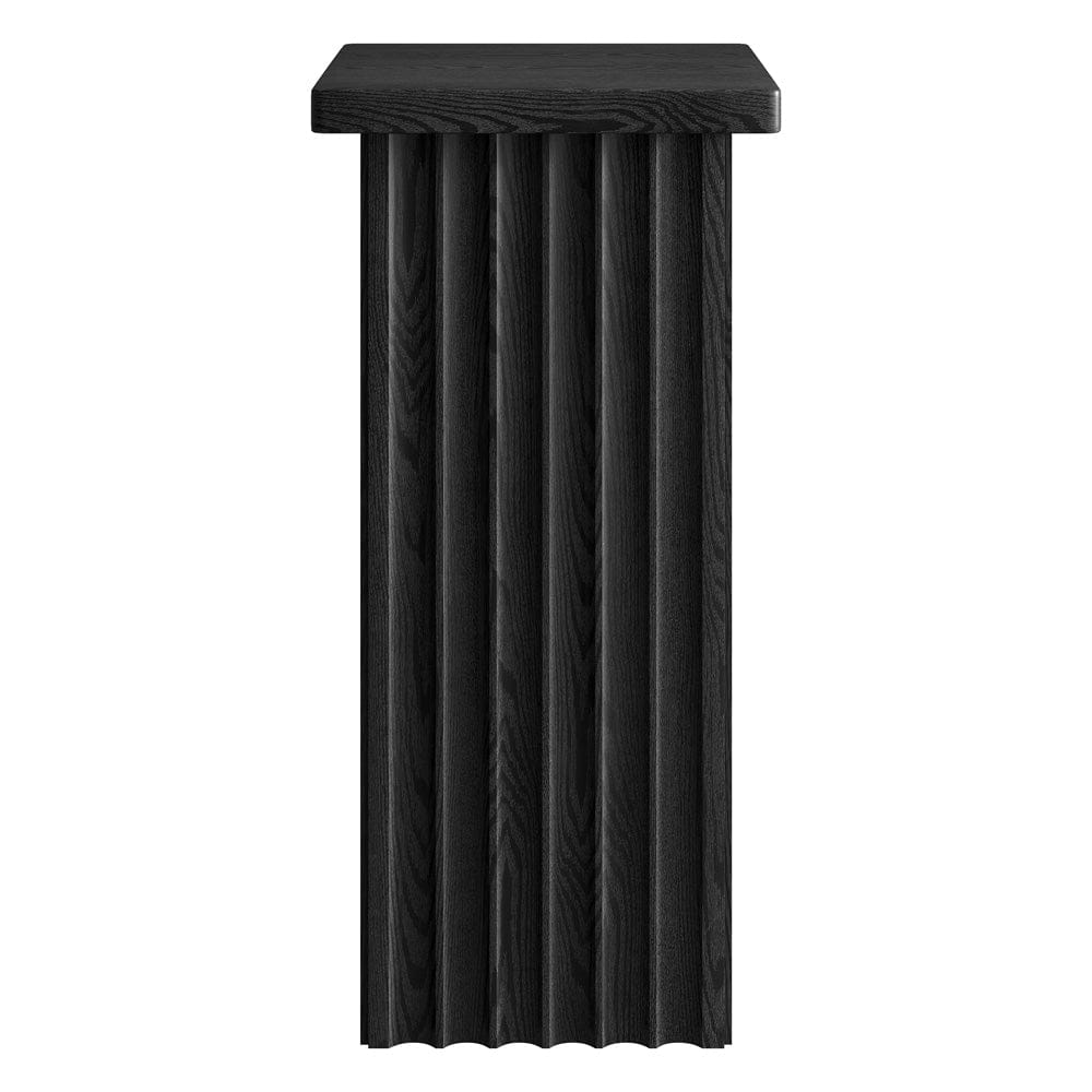 Hudson & Canal - Bourne 10.75" Wide Square Side Table in Black Grain - ST2452 view 2