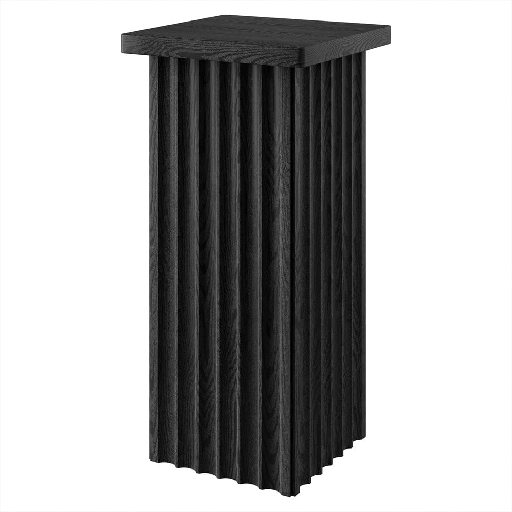 Hudson & Canal - Bourne 10.75" Wide Square Side Table in Black Grain - ST2452 view 3