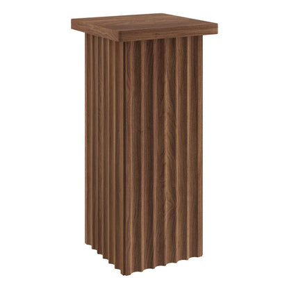 Hudson & Canal - Bourne 10.75" Wide Square Side Table in Satin Walnut - ST2454 view 1