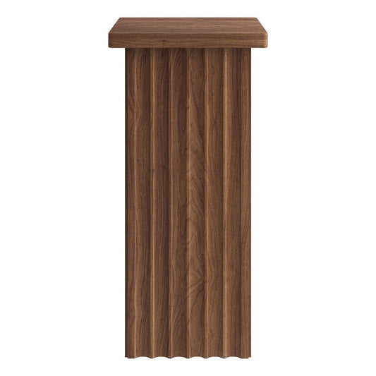 Hudson & Canal - Bourne 10.75" Wide Square Side Table in Satin Walnut - ST2454 view 2