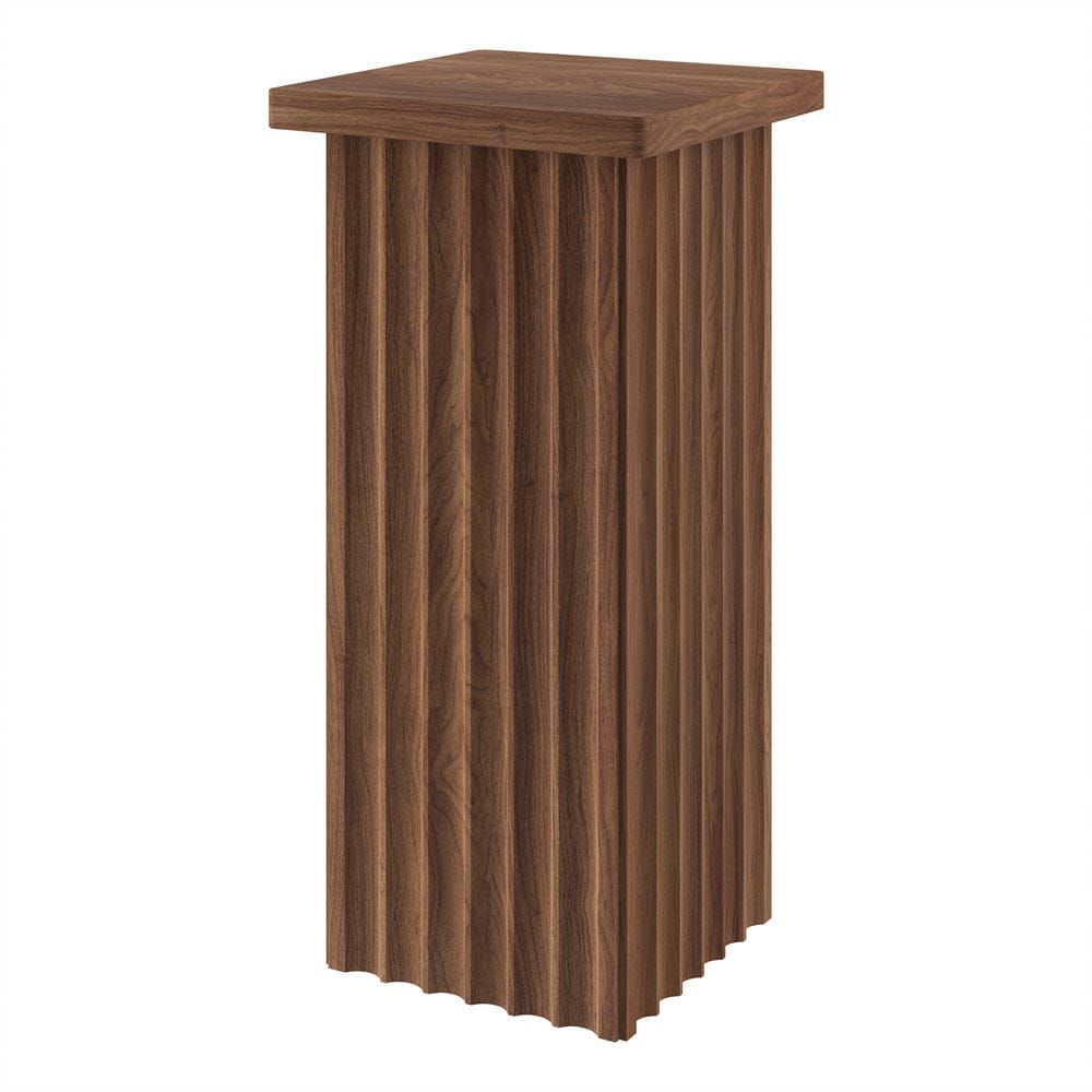 Hudson & Canal - Bourne 10.75" Wide Square Side Table in Satin Walnut - ST2454 view 3