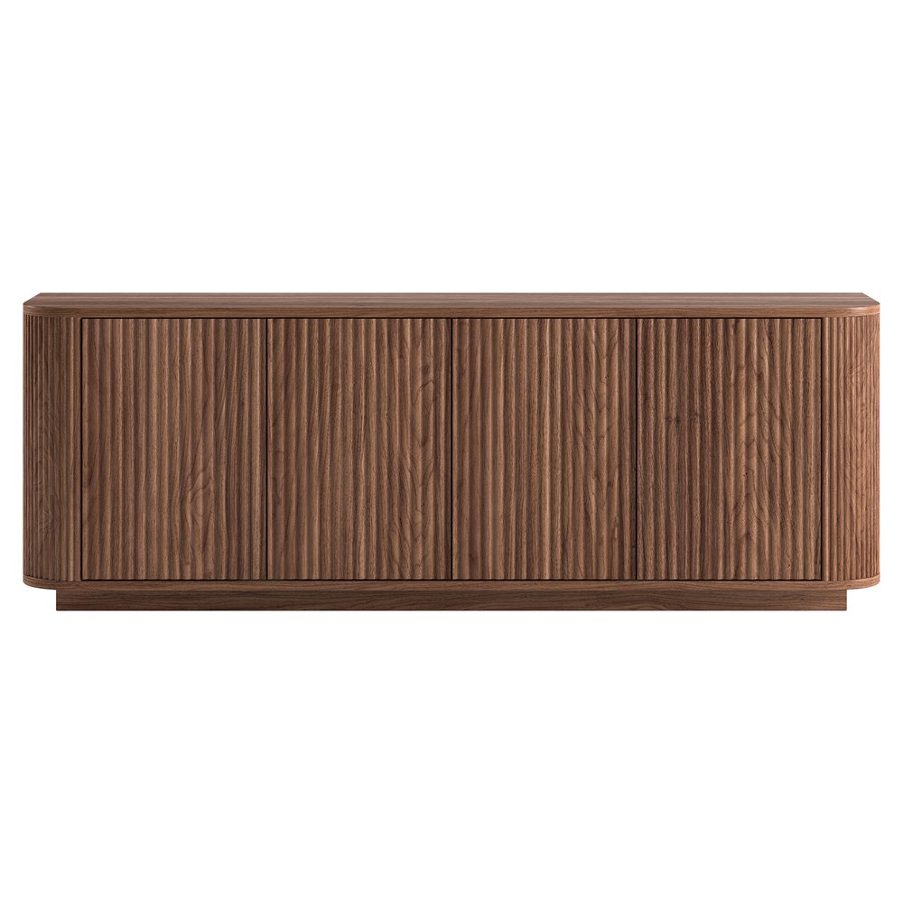 Hudson & Canal - Canton Rectangular TV Stand for TVs up to 75in in Satin Walnut - TV2522 view 2