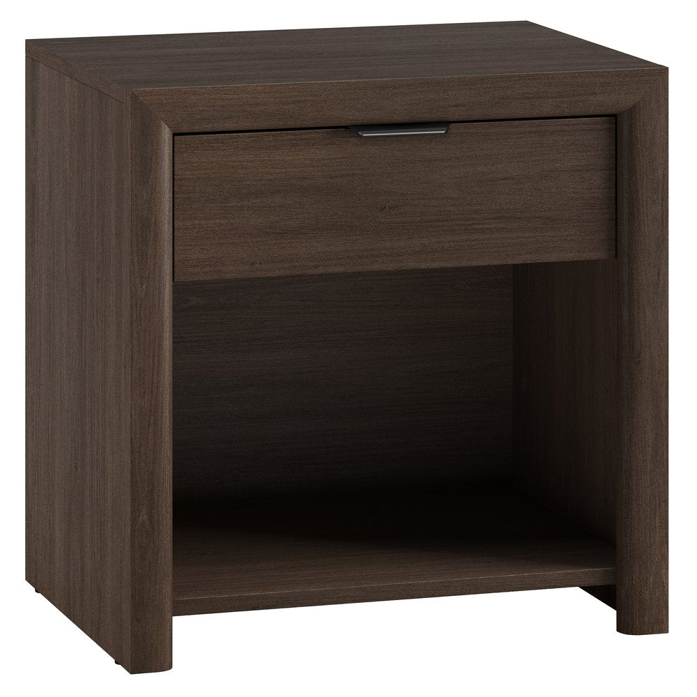 Hudson & Canal - Clara 24in Rectangular Nightstand in Brown Oak - NS2482 view 1