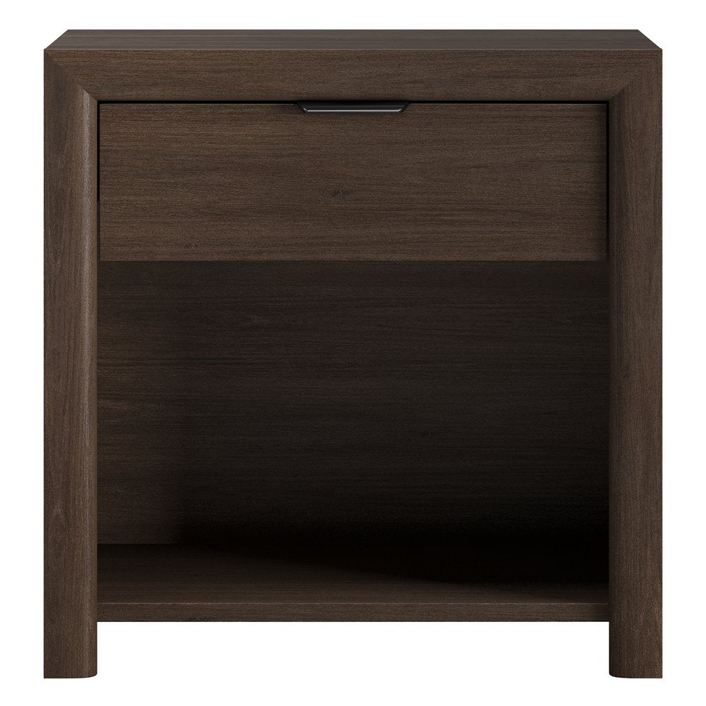 Hudson & Canal - Clara 24in Rectangular Nightstand in Brown Oak - NS2482 view 2
