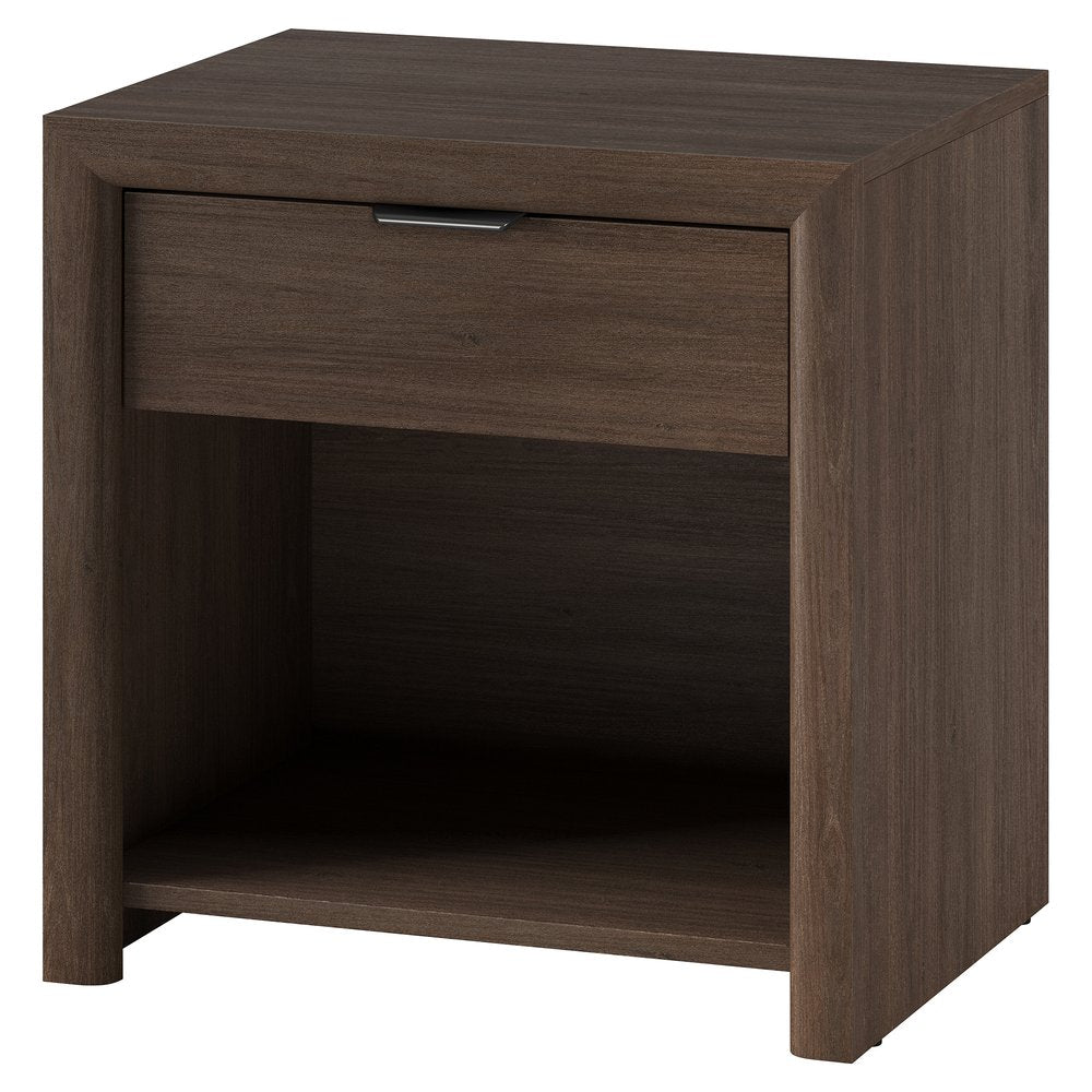 Hudson & Canal - Clara 24in Rectangular Nightstand in Brown Oak - NS2482 view 3