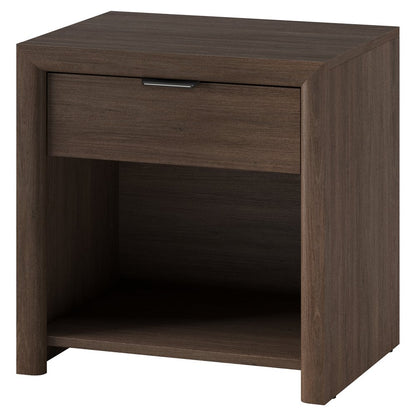 Hudson & Canal - Clara 24in Rectangular Nightstand in Brown Oak - NS2482 view 3