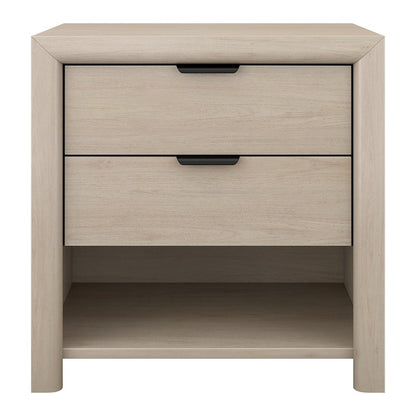 Hudson & Canal - Clarice 24in Rectangular Nightstand in Alder White - NS2484 view 2