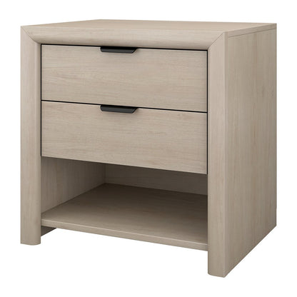 Hudson & Canal - Clarice 24in Rectangular Nightstand in Alder White - NS2484 view 3