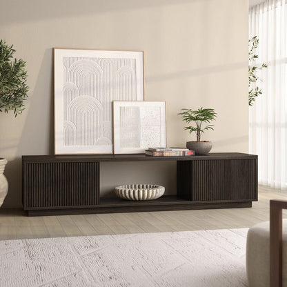 Hudson & Canal - Dorian Rectangular TV Stand for TV's up to 78" in Alder Brown - TV2430 view 8