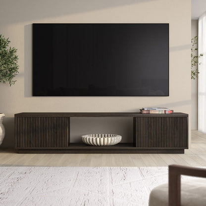 Hudson & Canal - Dorian Rectangular TV Stand for TV's up to 78" in Alder Brown - TV2430 view 9