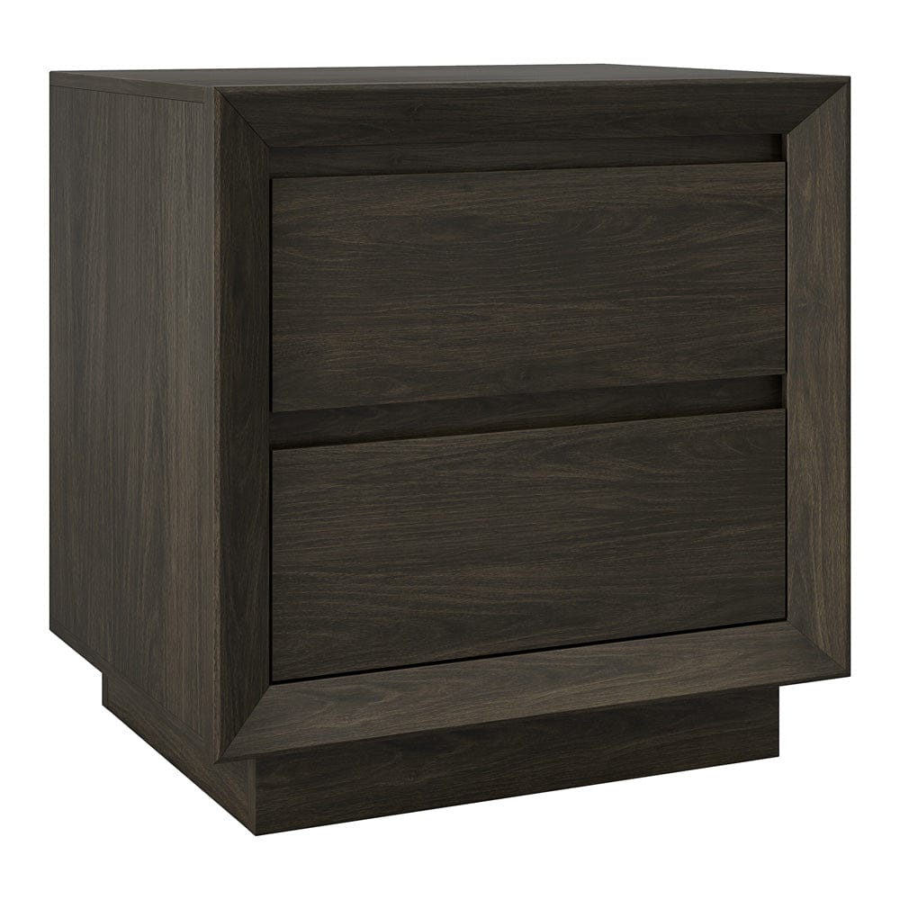 Hudson & Canal - Emmett 24" Wide Rectangular Nightstand in Alder Brown - NS2427 view 1