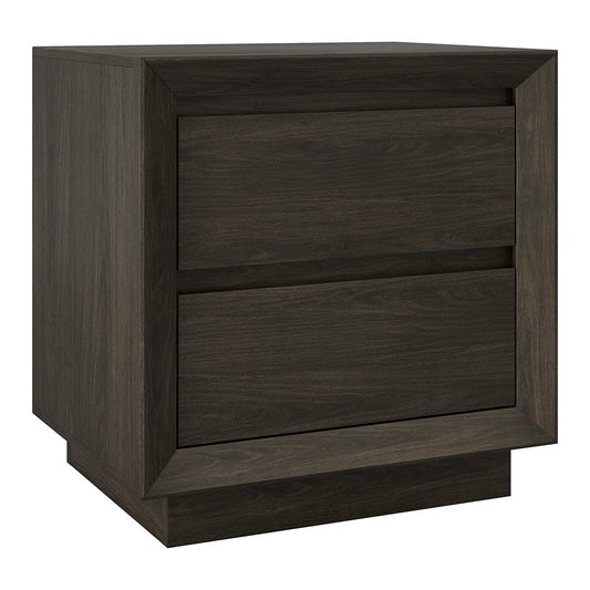 Hudson & Canal - Emmett 24" Wide Rectangular Nightstand in Alder Brown - NS2427 view 1