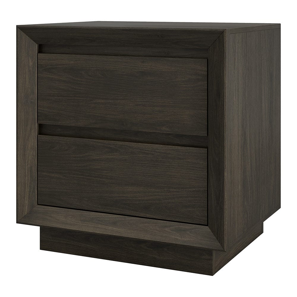 Hudson & Canal - Emmett 24" Wide Rectangular Nightstand in Alder Brown - NS2427 view 3