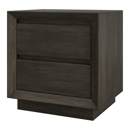 Hudson & Canal - Emmett 24" Wide Rectangular Nightstand in Alder Brown - NS2427 view 3