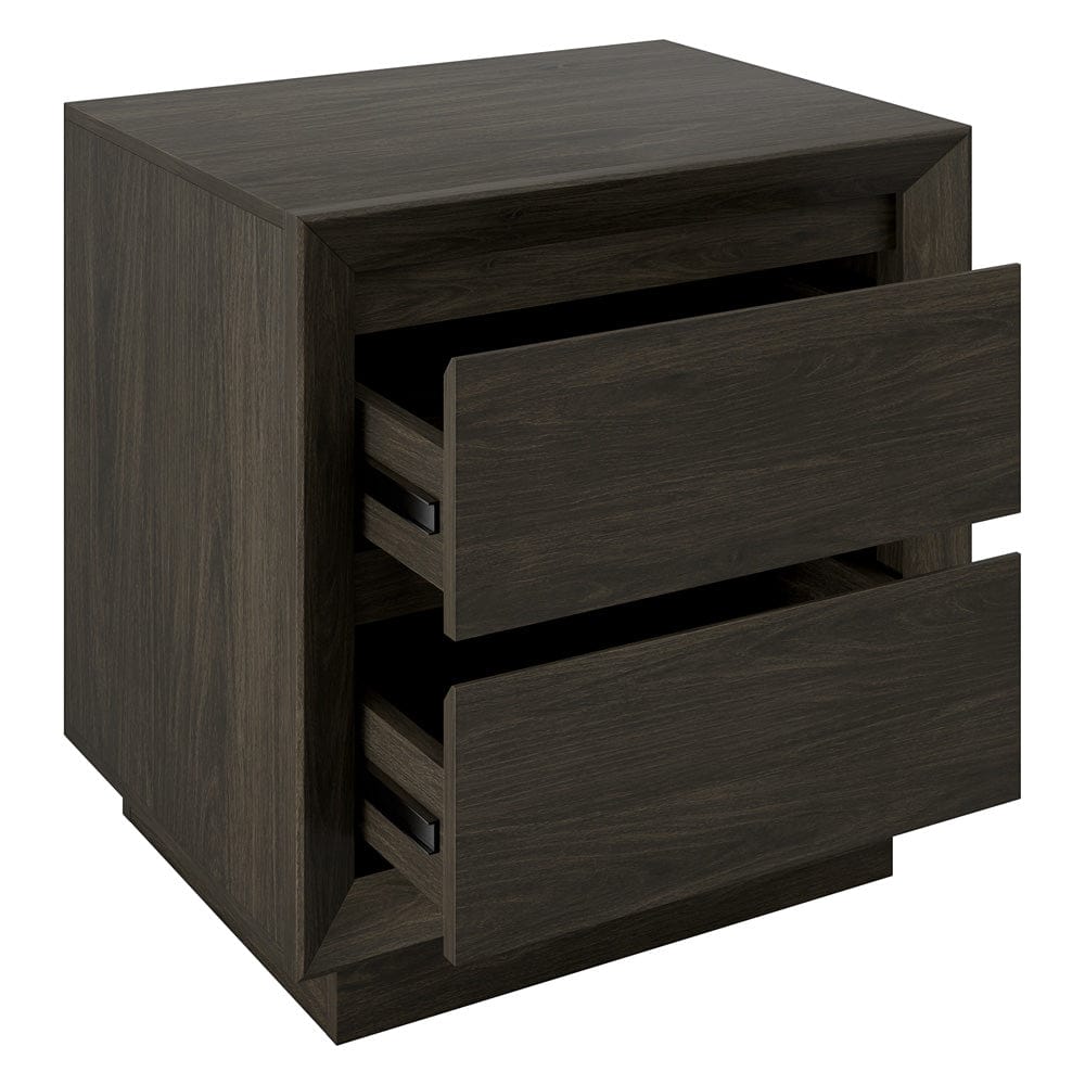 Hudson & Canal - Emmett 24" Wide Rectangular Nightstand in Alder Brown - NS2427 view 4