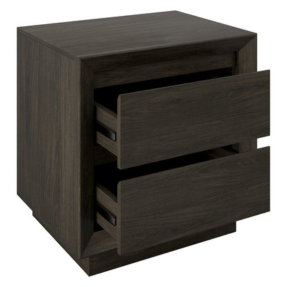 Hudson & Canal - Emmett 24" Wide Rectangular Nightstand in Alder Brown - NS2427 view 4