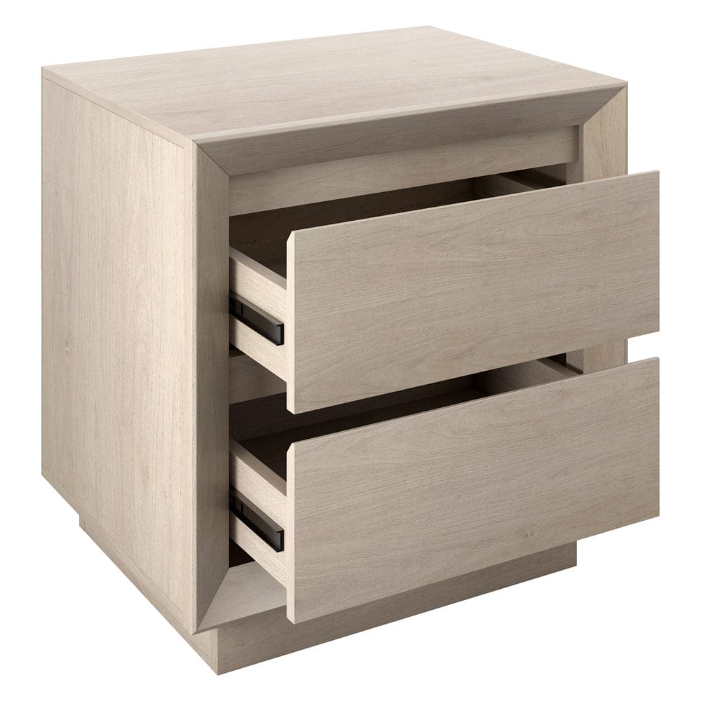 Hudson & Canal - Emmett 24" Wide Rectangular Nightstand in Alder White - NS2426 view 4