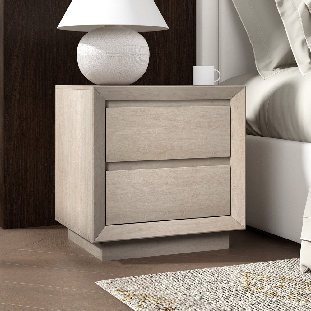 Hudson & Canal - Emmett 24" Wide Rectangular Nightstand in Alder White - NS2426 view 7