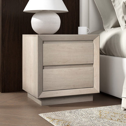 Hudson & Canal - Emmett 24" Wide Rectangular Nightstand in Alder White - NS2426 view 7