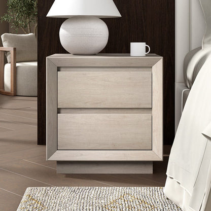 Hudson & Canal - Emmett 24" Wide Rectangular Nightstand in Alder White - NS2426 view 8