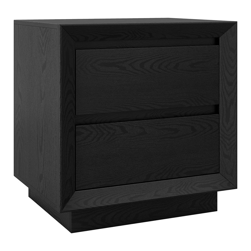 Hudson & Canal - Emmett 24" Wide Rectangular Nightstand in Black Grain - NS2425 view 1