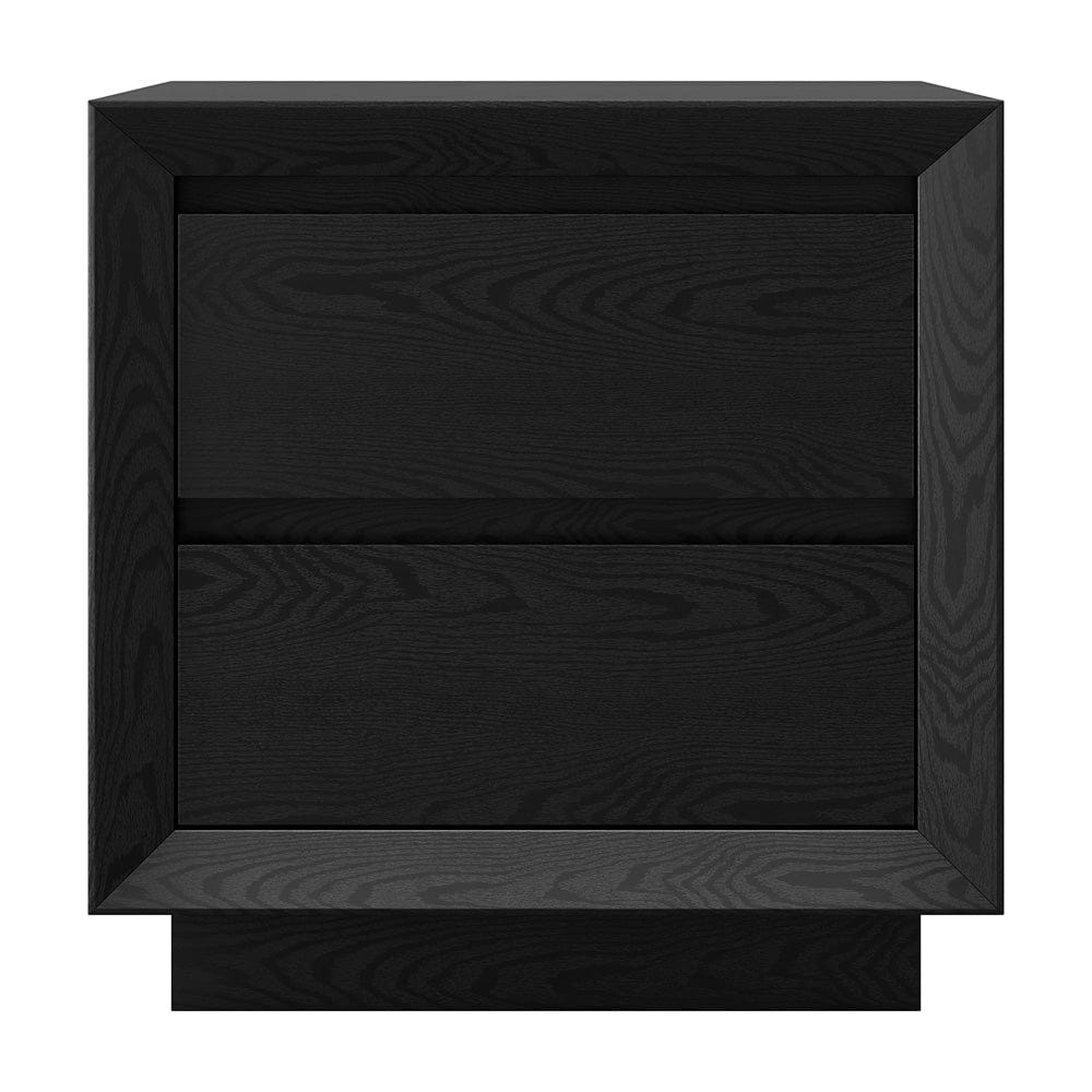 Hudson & Canal - Emmett 24" Wide Rectangular Nightstand in Black Grain - NS2425 view 2