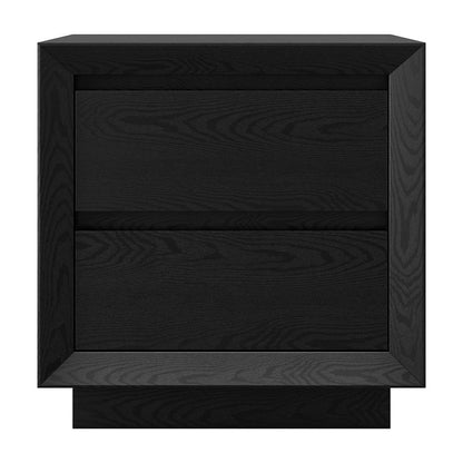 Hudson & Canal - Emmett 24" Wide Rectangular Nightstand in Black Grain - NS2425 view 2
