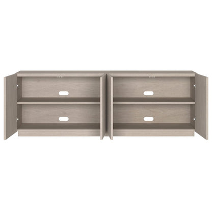Hudson & Canal - Halifax Rectangular TV Stand for TV's up to 75" in Alder White - TV2383 view 4