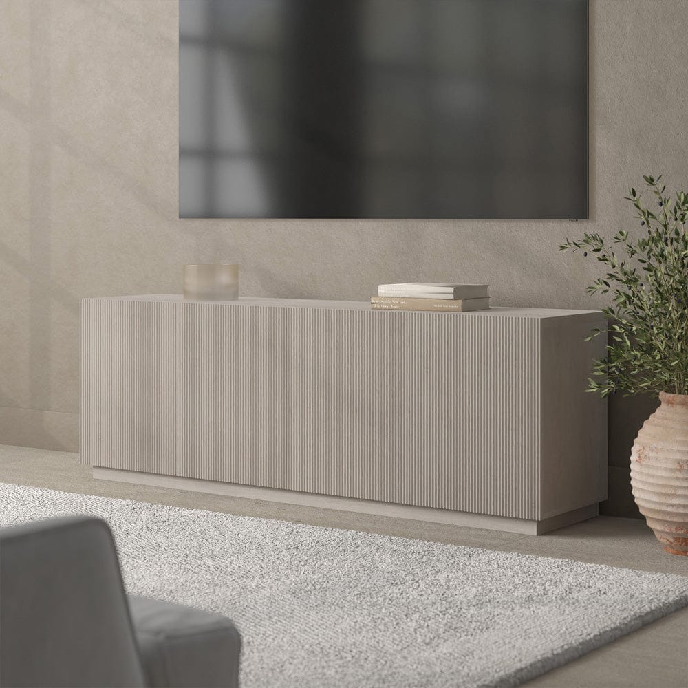 Hudson & Canal - Halifax Rectangular TV Stand for TV's up to 75" in Alder White - TV2383 view 8
