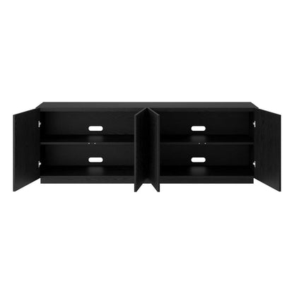Hudson & Canal - Halifax Rectangular TV Stand for TV's up to 75" in Black Grain - TV2382 view 4