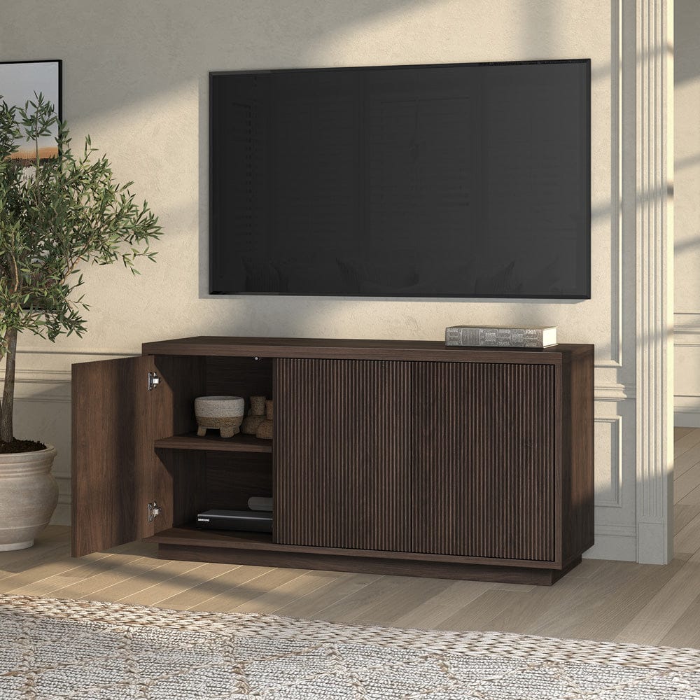 Hudson & Canal - Hanson Rectangular TV Stand for TV's up to 50" in Alder Brown - TV2390 view 7