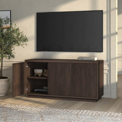Hudson & Canal - Hanson Rectangular TV Stand for TV's up to 50" in Alder Brown - TV2390 view 7