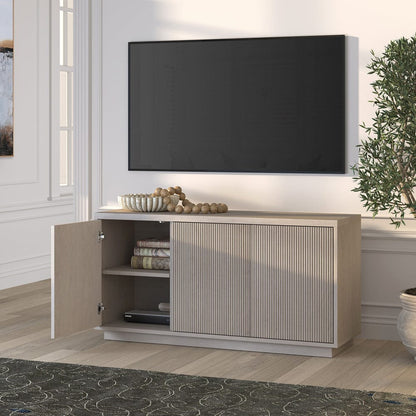 Hudson & Canal - Hanson Rectangular TV Stand for TV's up to 50" in Alder White - TV2389 view 7