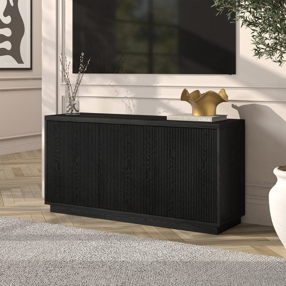 Hudson & Canal - Hanson Rectangular TV Stand for TV's up to 50" in Black Grain - TV2388 view 8