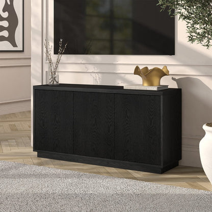 Hudson & Canal - Hanson Rectangular TV Stand for TV's up to 50" in Black Grain - TV2388 view 8