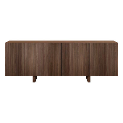 Hudson & Canal - Harold Rectangular Fluted TV Stand for TVs up to 75in in Satin Walnut - TV2517 view 2