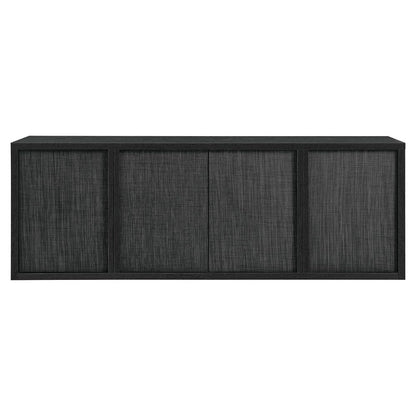 Hudson & Canal - Kai Rectangular TV Stand for TV's up to 75" in Black Grain - TV2406 view 2