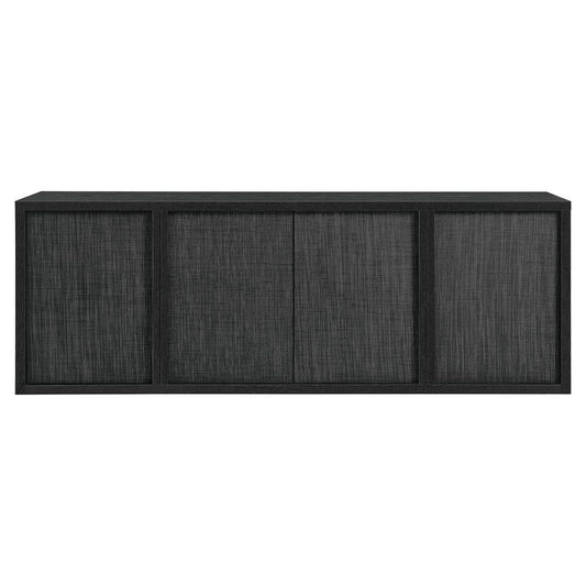 Hudson & Canal - Kai Rectangular TV Stand for TV's up to 75" in Black Grain - TV2406 view 2