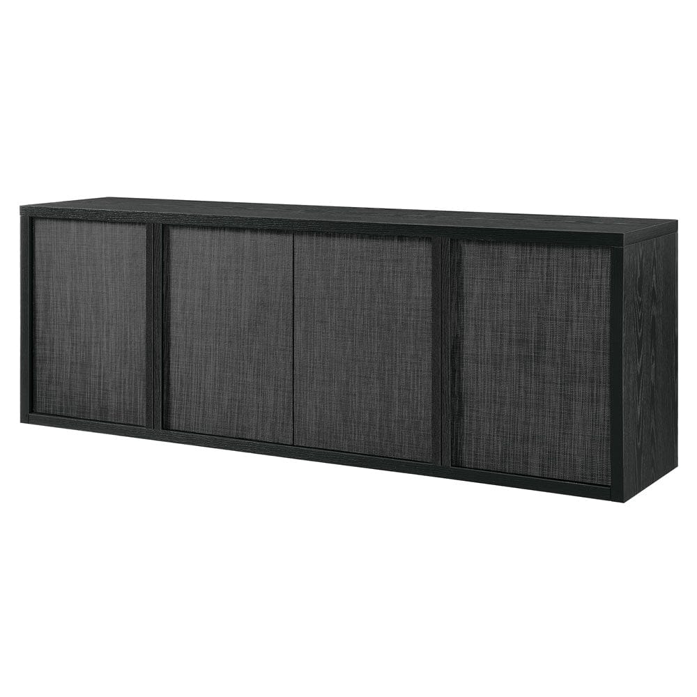 Hudson & Canal - Kai Rectangular TV Stand for TV's up to 75" in Black Grain - TV2406 view 3
