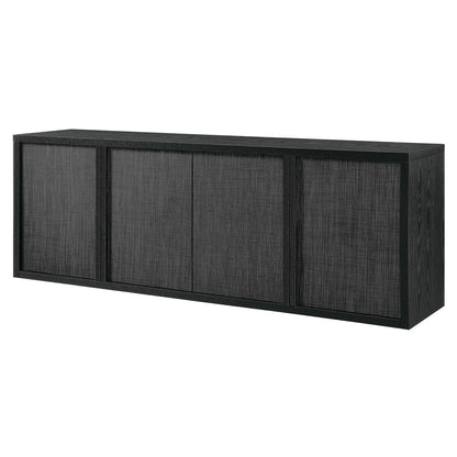 Hudson & Canal - Kai Rectangular TV Stand for TV's up to 75" in Black Grain - TV2406 view 3