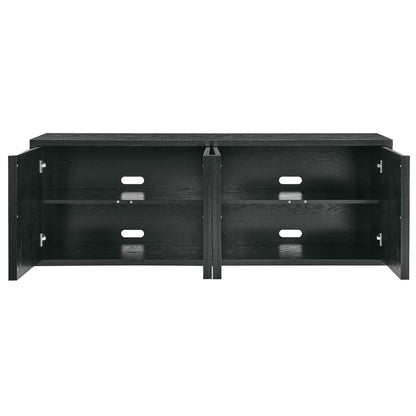 Hudson & Canal - Kai Rectangular TV Stand for TV's up to 75" in Black Grain - TV2406 view 4