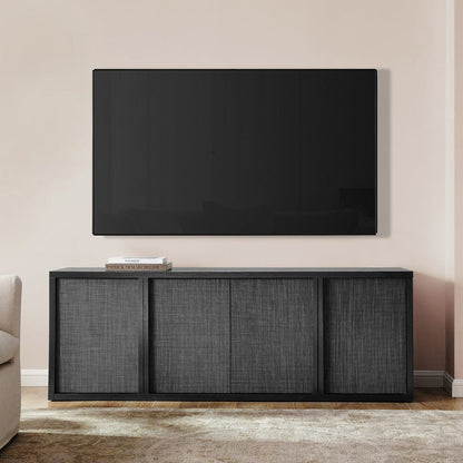 Hudson & Canal - Kai Rectangular TV Stand for TV's up to 75" in Black Grain - TV2406 view 8