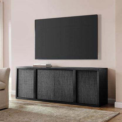 Hudson & Canal - Kai Rectangular TV Stand for TV's up to 75" in Black Grain - TV2406 view 9