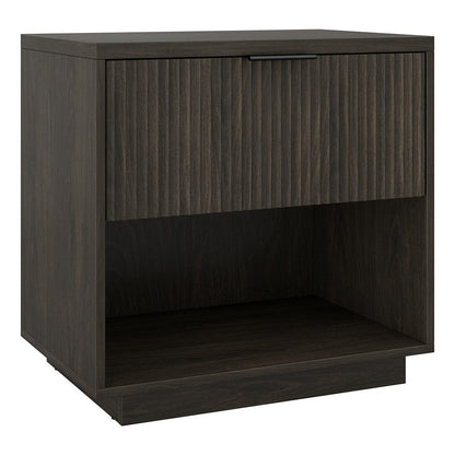 Hudson & Canal - Karten 24" Wide Rectangular Nightstand in Alder Brown - NS2429 view 1