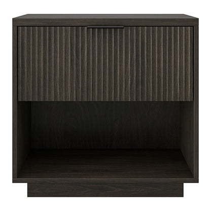 Hudson & Canal - Karten 24" Wide Rectangular Nightstand in Alder Brown - NS2429 view 2