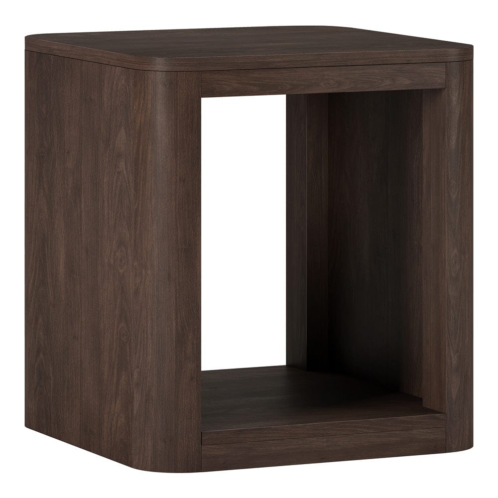 Hudson & Canal - Kellan 20" Wide Square Side Table in Alder Brown - ST2184 view 1